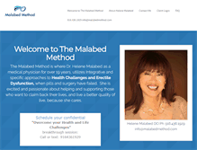 Tablet Screenshot of drmalabed.com